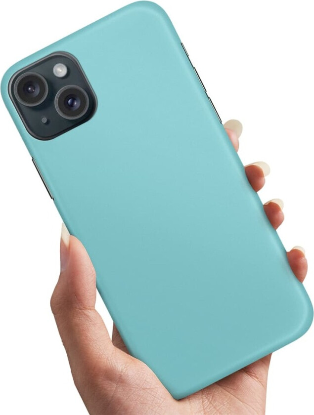 iPhone 15 - Deksel/Mobildeksel Turkis