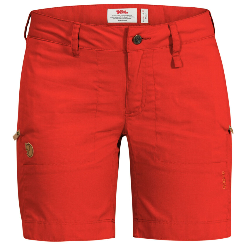ABISKO SHADE SHORTS W FLAME ORANGE