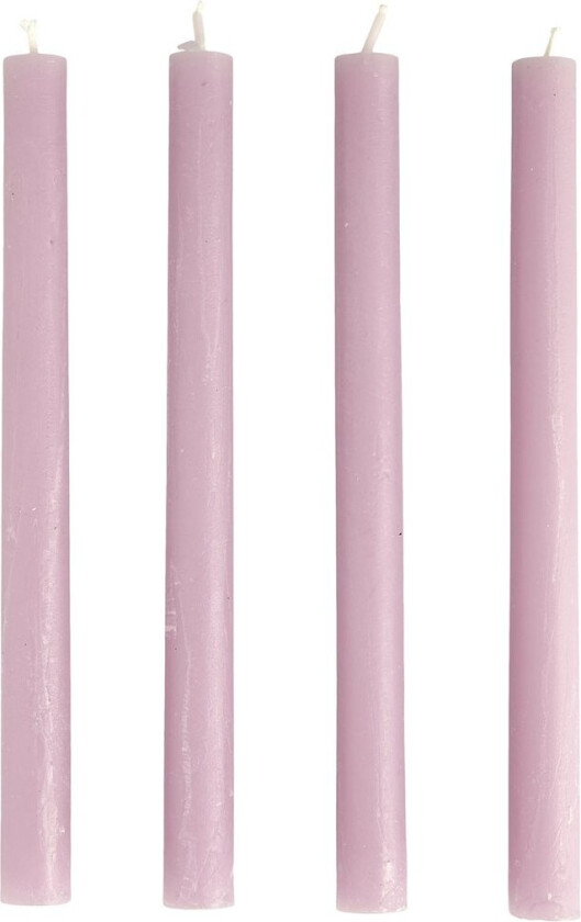 Bilde av DAY KRONELYS RUSTIKK 4STK H25CM LAVENDER