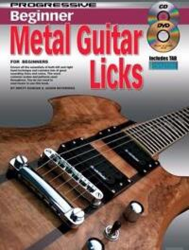 Progressive Beginner Metal Guitar Licks (+cd,dvd)