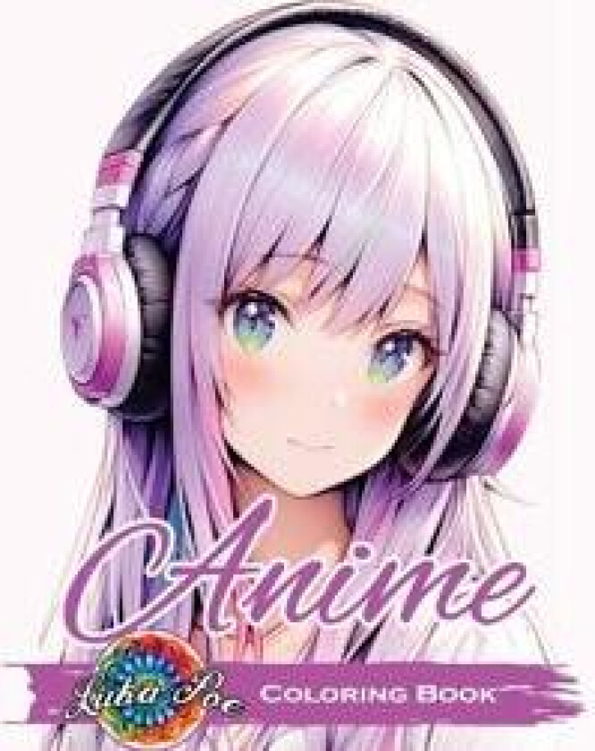 Anime Coloring Book for Adults