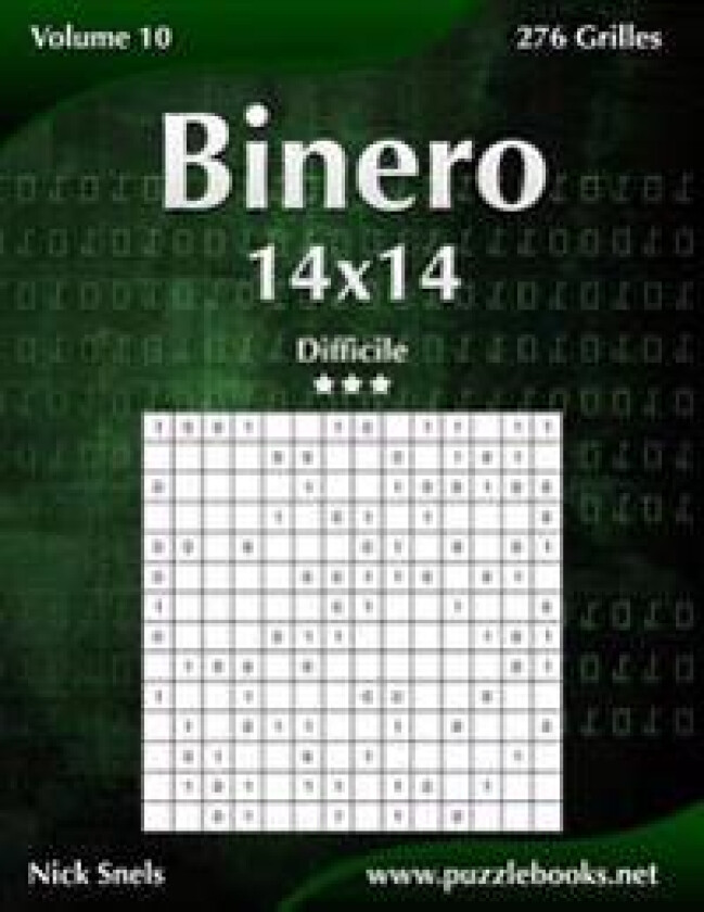 Binero 14x14 - Difficile - Volume 10 - 276 Grilles