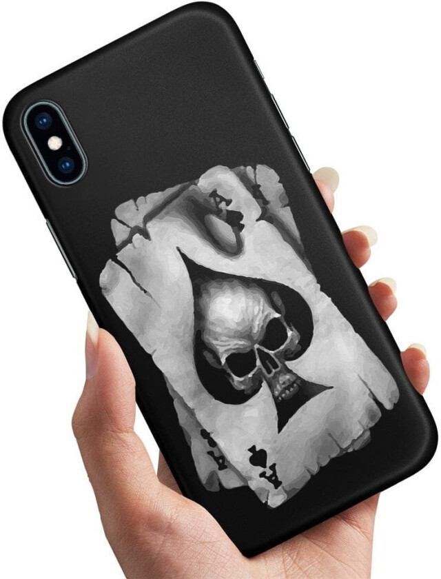 iPhone X/XS - Deksel/Mobildeksel Dødningehode Kortstokk