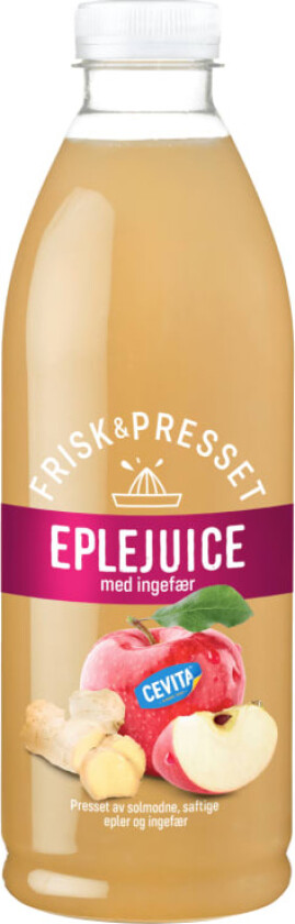 Eplejuice m/Ingefær 1l