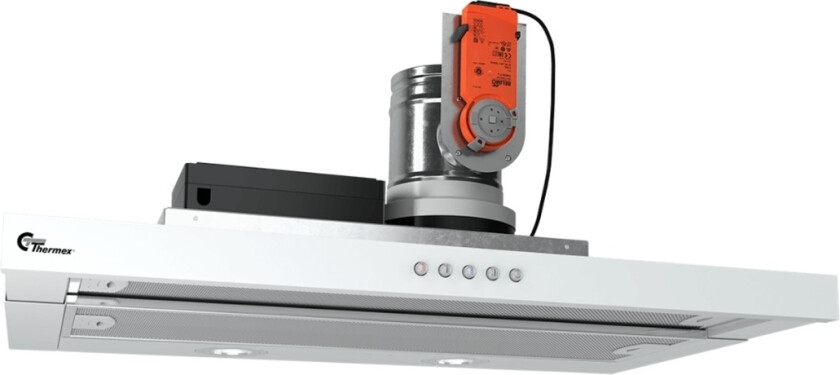 Design Line Central 8006 Timer kjøkkenventilator, 60 cm hvit
