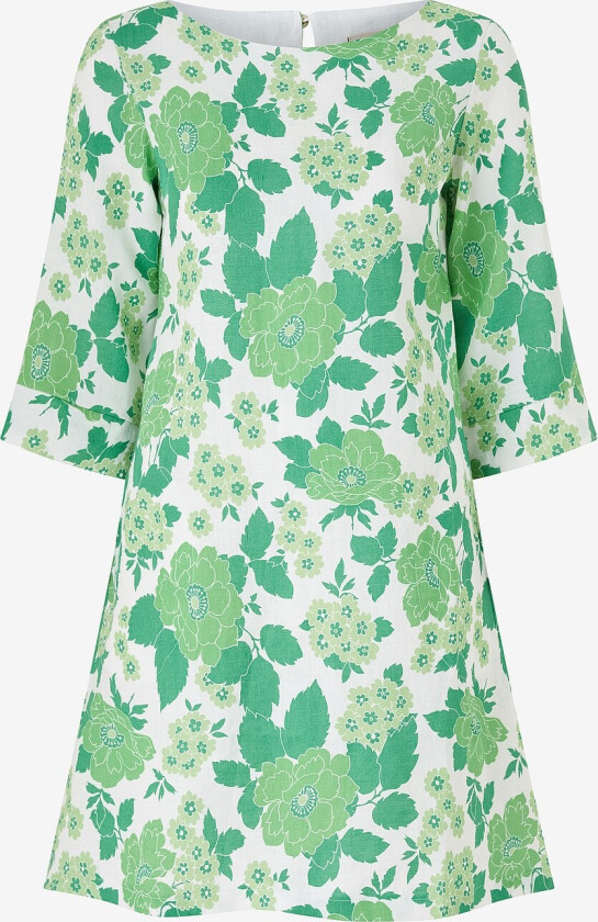 Kjole i lin Pascale Dress - Grønn