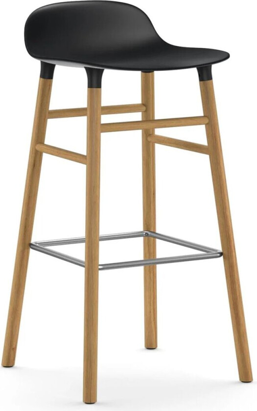 Form Chair barstol eikben svart
