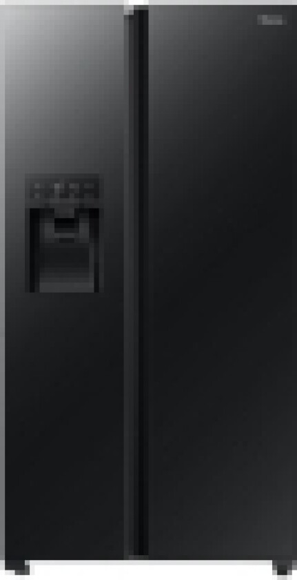 Hisense RS694N4GBE - Kjøleskap/fryser - side-ved-side med vannautomat - bredde: 91 cm - dybde: 68.9 cm - høyde: 178.6 cm - 562 liter - Klasse E - svart