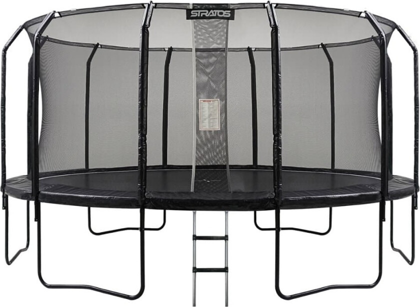 Trampoline 488cm Premium Svart Linje