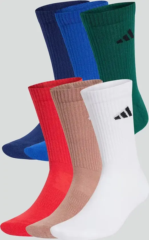 C New Low Crew 6 Pack Socks mønster