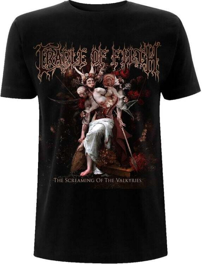 T-skjorte - The screaming of the valkyries - S til XXL - Herrer - svart