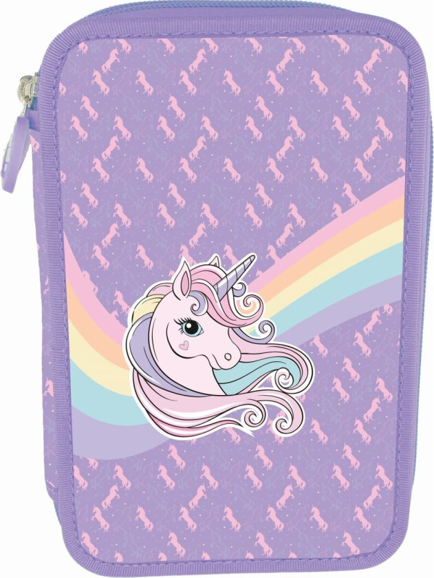 Pencil Case Double - Unicorn Purple (8-804714)