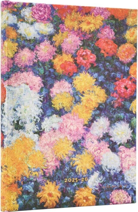 Kalender Paperblanks 18M 25/26 Monet's Chrysa midi