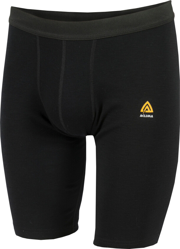 WarmWool Long Shorts, M's, Jet Black L