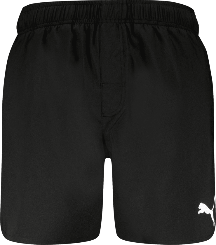 Swim Men Mid Shorts 1P, badeshorts, herre BLACK