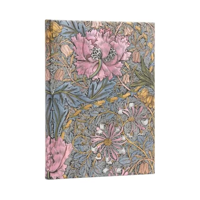 Morris Pink Honeysuckle (William Morris) Ultra Lined Hardcover Journal av Paperblanks