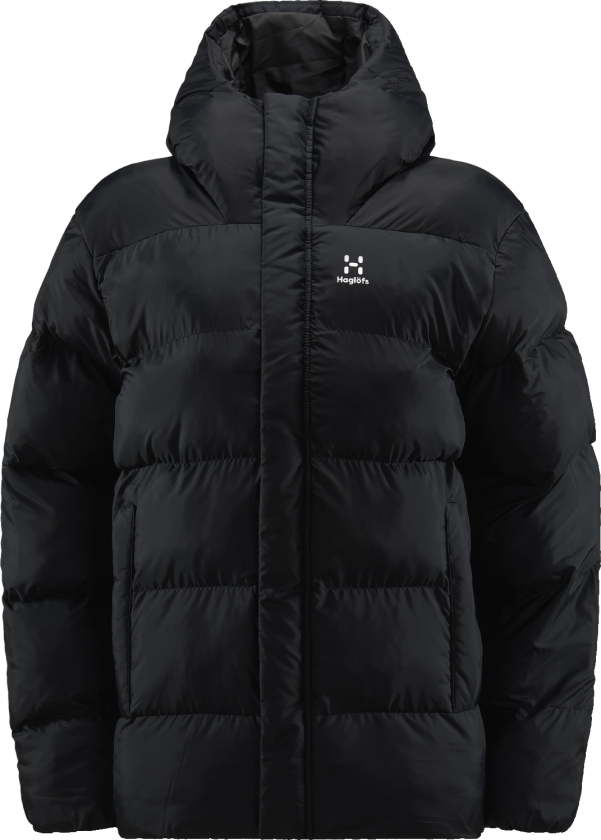 Women's Puffy Mimic Hood L, True Black