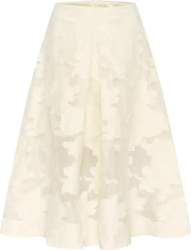 Dame, Skjørt, Beige, XL