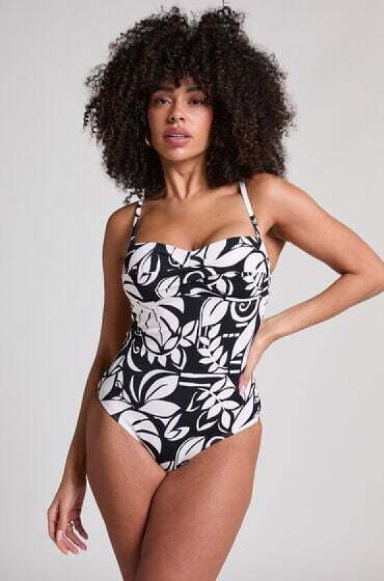 Mauritius Bandeau-badedrakt Svart