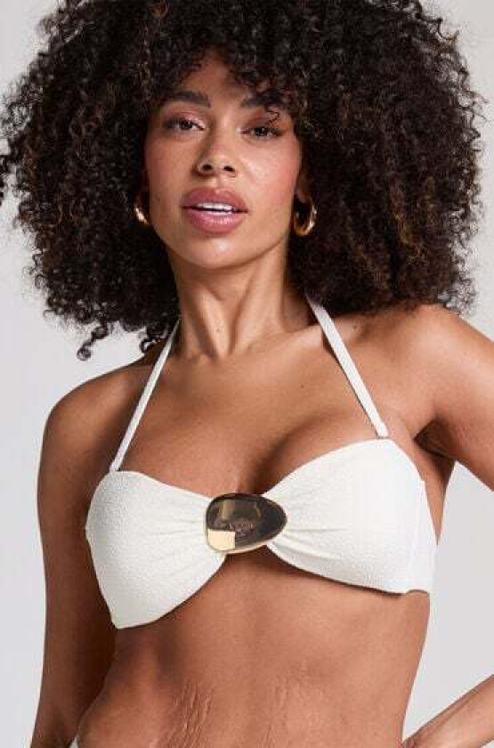 Cabo Bandeau Bikinitopp Hvit