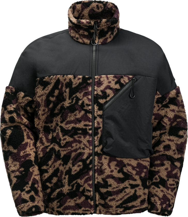 Unisex Maarweg Print Jacket S, Chestnut Allover