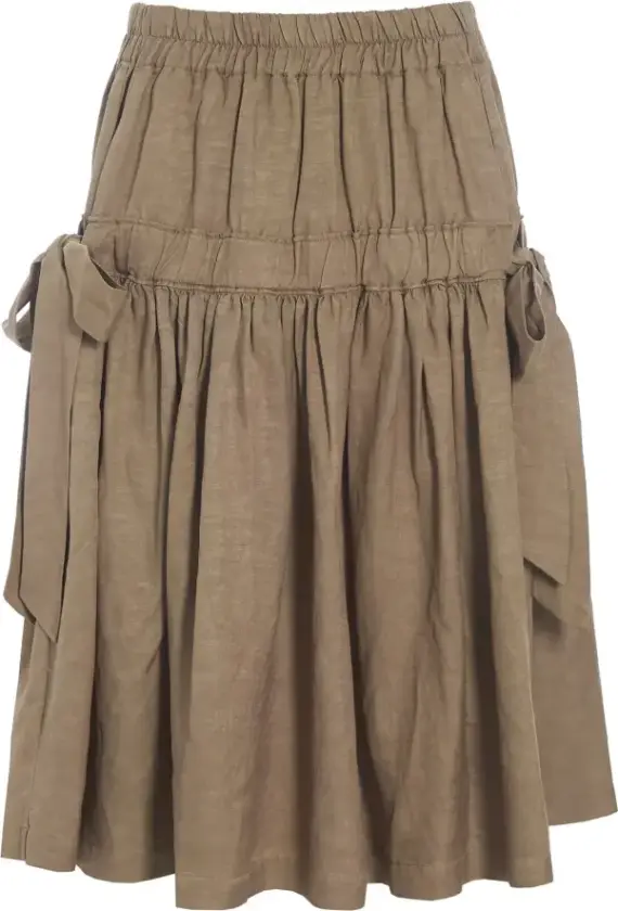 Dame, Skjørt, Beige, S