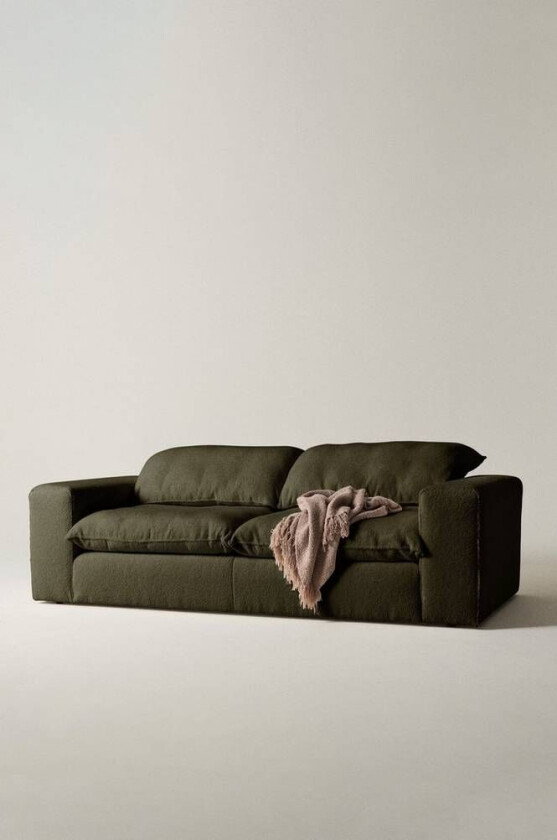 MELIDES sofa 3-seter Mosegrønn