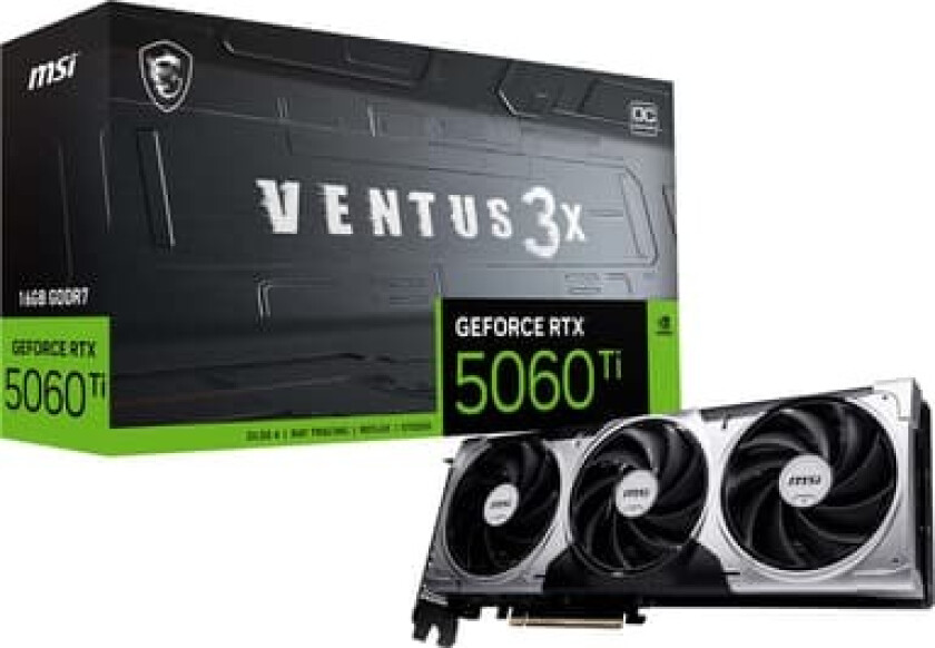 GeForce RTX 5060 Ti 16G VENTUS 3X OC grafikkort