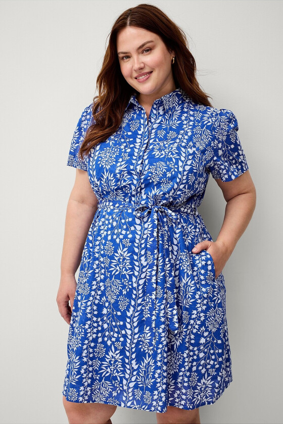 Skjortekjole Dress Tropez - Blå