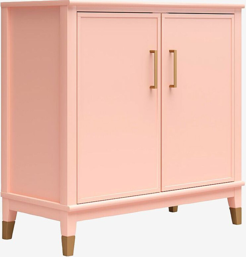 Skap med 2 dører i Mdf Westerleigh, Rød