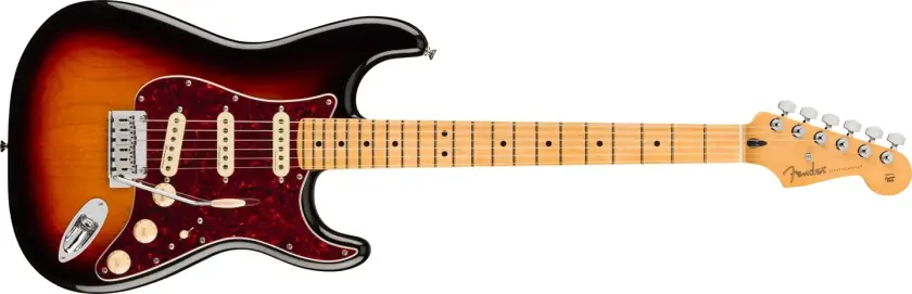 Player II Mod. Stratocaster MN, 3 Tone Sunburst