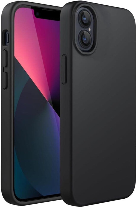 iPhone 16 matt svart silikondeksel
