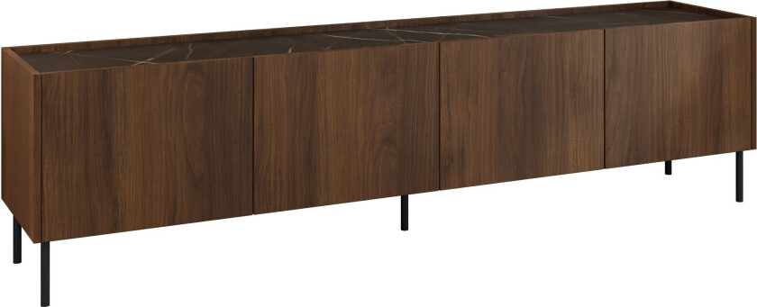 Akihito TV-benk 200 cm - Brun