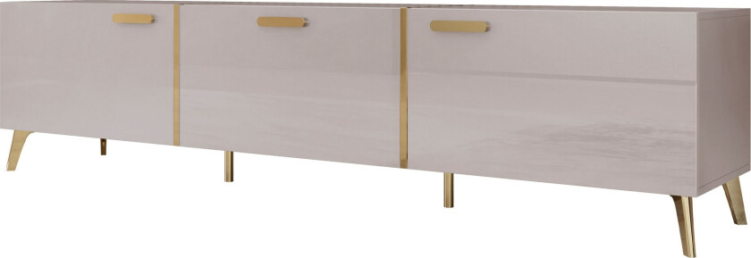 Akihiko TV-benk 204 cm - Cashmere