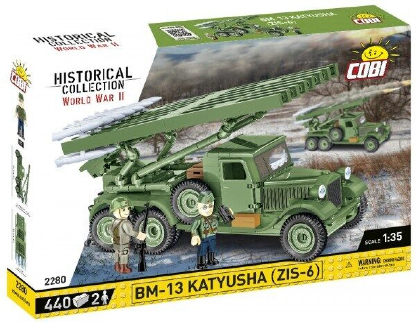 COBI Bm-13 Katyusha - Zis-6 Cobi  Historiske Byggeklosser