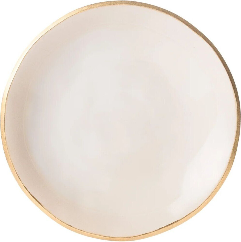 x Nosse Edge tallerken Ø 19 cm Gold