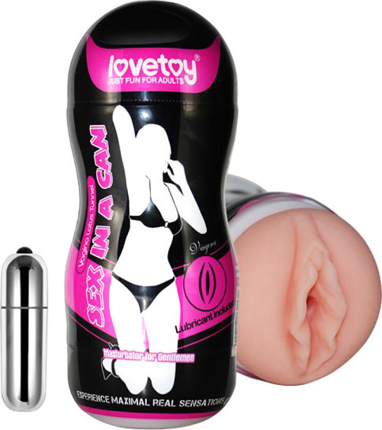 LoveToy: Sex in a Can, Vagina Vibrating Masturbator