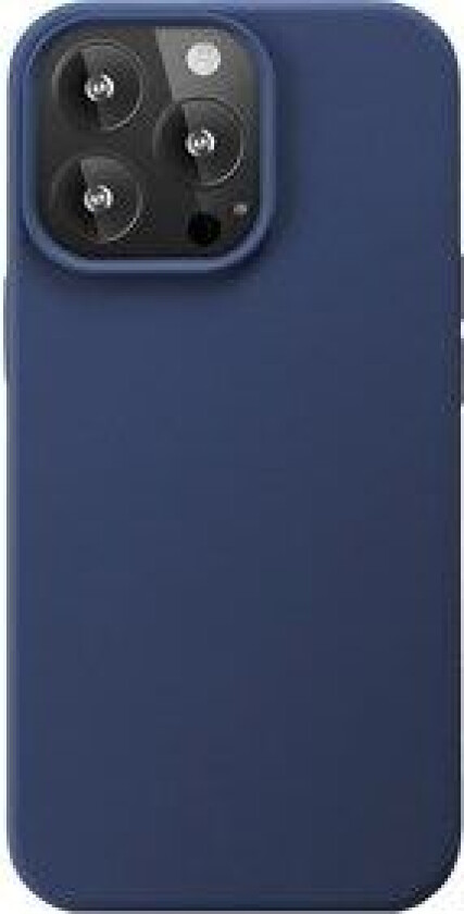 Soft silicone case w/ MagSafe Apple iPhone 14 Pro Navy Blue