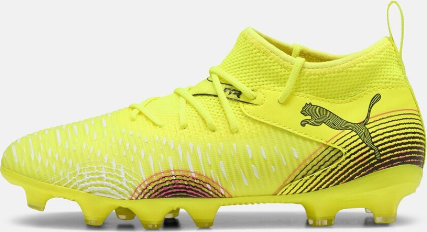 Future 8 Match Fg/Ag Jr, Yellow Alert-Puma Black-Sun St, 37 (Uk 4), Fotballsko