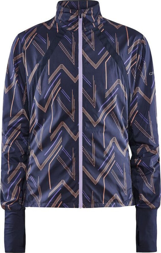 Women's Adv Essence Wind Jacket XL, Blaze/Cliff