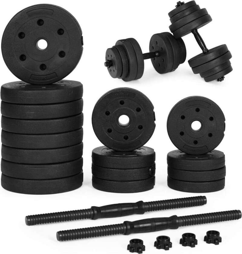 Justerbare manualer 2x15 kg Treningssett 30 kg