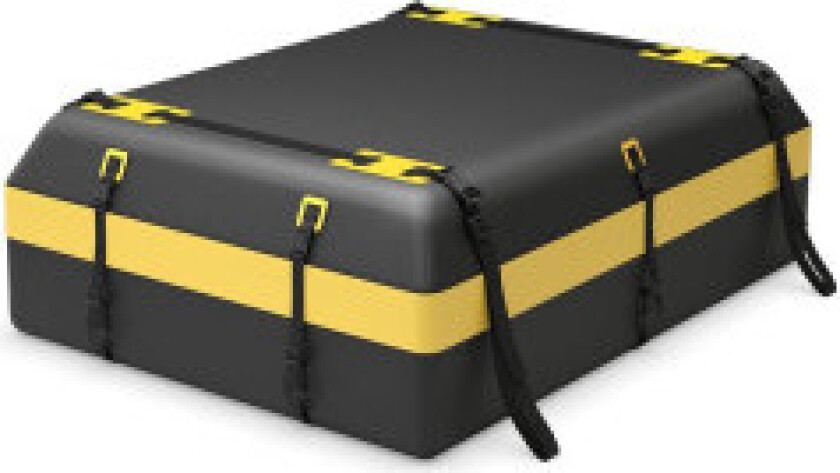 Takboks for ulike kjøretøytyper med sklisikker matte, bagasjelås, forsterket stropp, dørkrok og snorveske