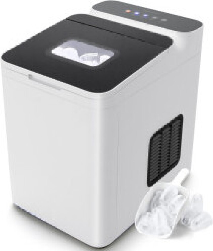 Isbitmaskin for ismaskin med varmeisolasjon 22,5 x 32 x 32,5 cm hvit