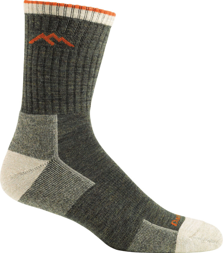 Men's Hiker Micro Crew Sock Cushion XL (46-49.5), Olive