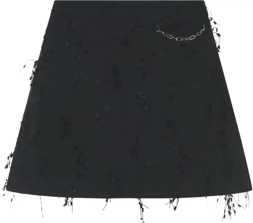 Dame, Skjørt, Svart, M