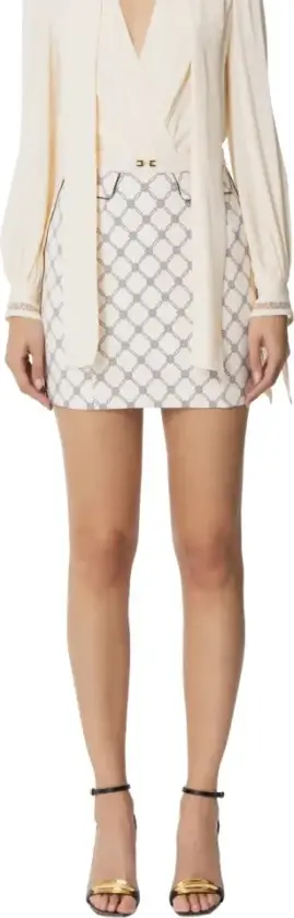 Dame, Skjørt, Beige, S