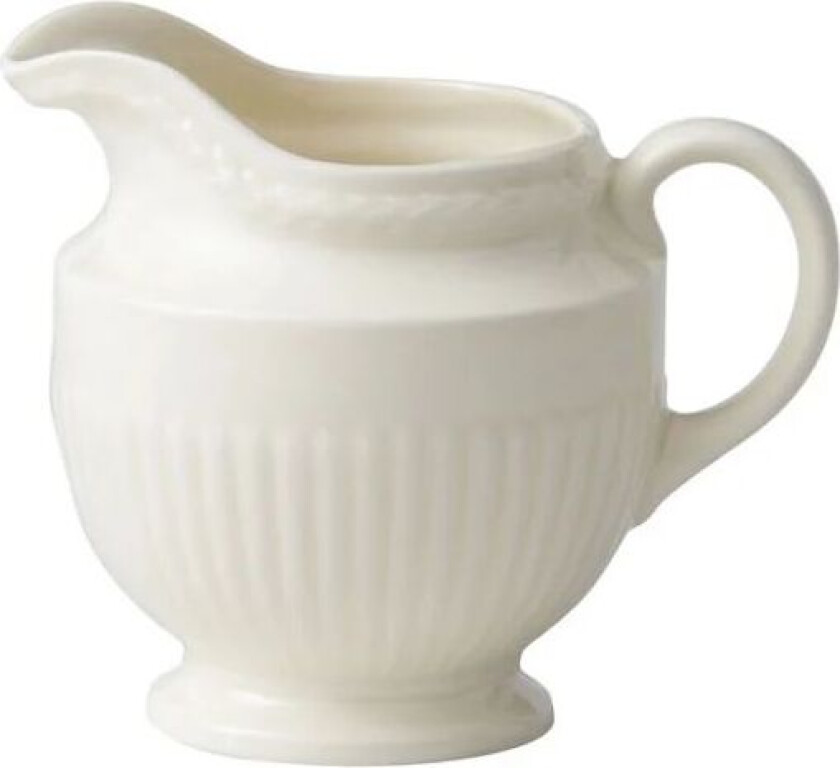 Edme fløte- og melkemugge hvit