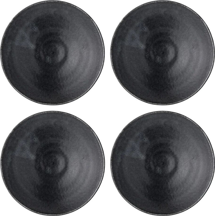 Yoko tallerken 16 cm 4-stk. Svart
