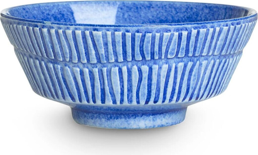 Stripes skål Ø15 cm Lyseblå