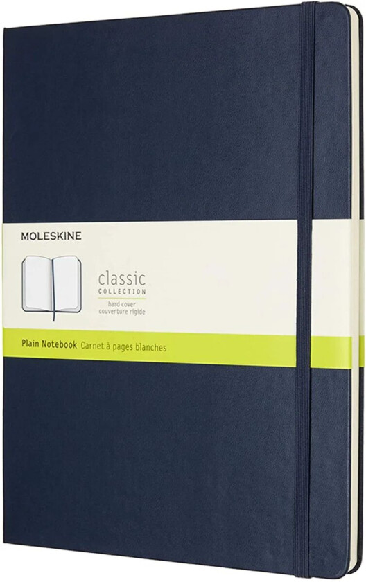 Notatbok XL Blank Blå Hard